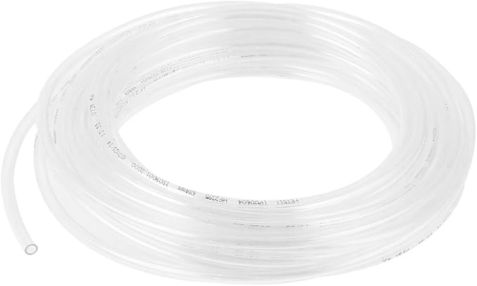 uxcell 4mmx6mm Clear Polyurethane Air CO2 PU Tube Tubing 10M for Aquarium
