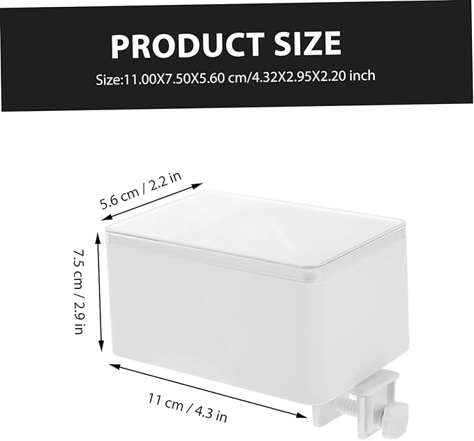 YARNOW 1Set Automatic Fish Feeder for Small Aquariums Durable Material Precise Timer Control for Desktop Fish Tanks Easy to Use Silent Operation