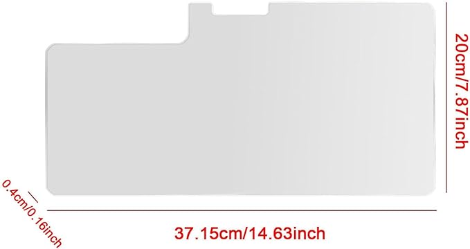Functional Tank Cover in Acrylic for Open Top Aquariums, 37.15x20cm