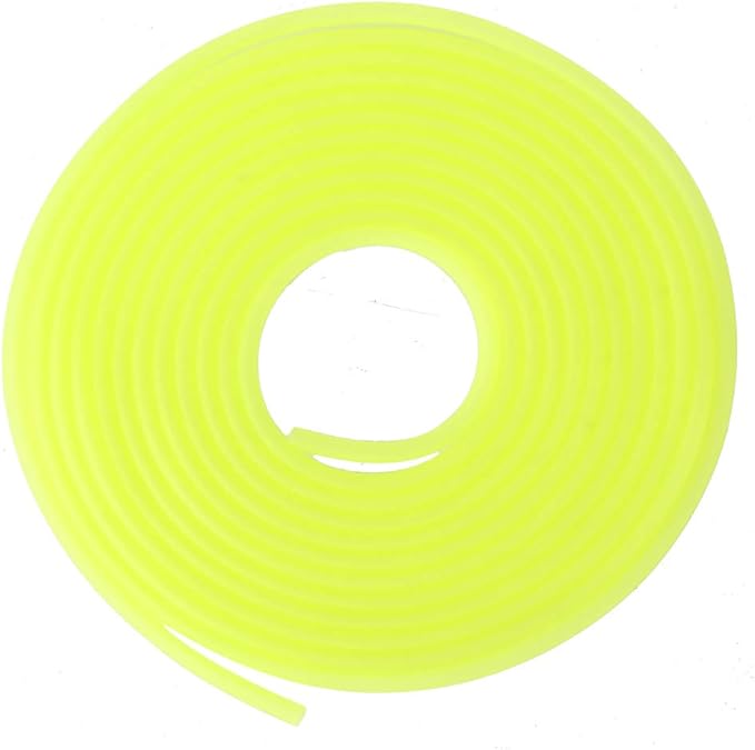 AYNEFY Pump Tube Silicone Fish Oxygen Hose Soft Water Hose Silicone Tube to Use Silicone Tubing for Aquarium Accessories Aquarium Air Hose, 196.9inch Aquarium (Yellow)