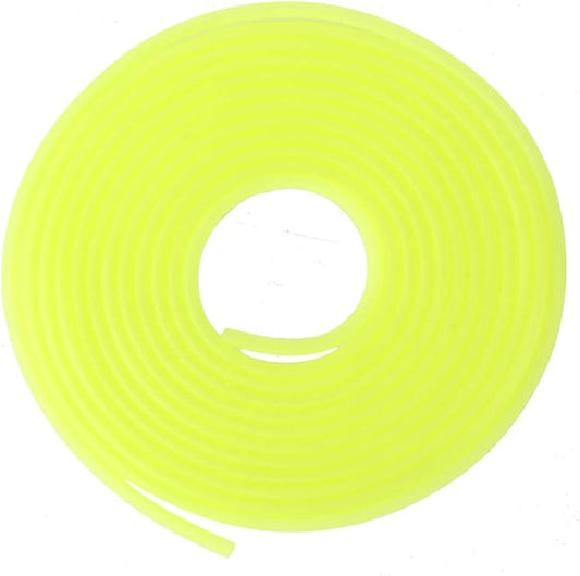 AYNEFY Pump Tube Silicone Fish Oxygen Hose Soft Water Hose Silicone Tube to Use Silicone Tubing for Aquarium Accessories Aquarium Air Hose, 196.9inch Aquarium (Yellow)