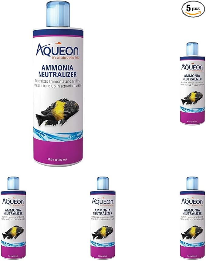 Aqueon Ammonia Neutralizers 16 Fluid Ounces (Pack of 5)