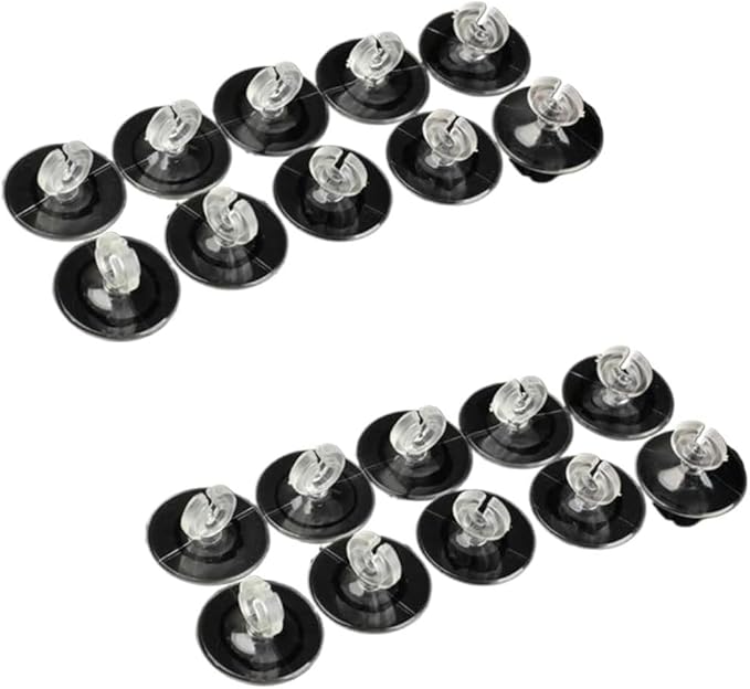 20Pcs Black Aquarium Suction Cup, Cup Holder Sucker Tube Sucker Clear Airline Tube Clips Holders Clamps for Fish Tank Tubing Aquarium Air Pump Accessories, Aquarium Pumps and Filters