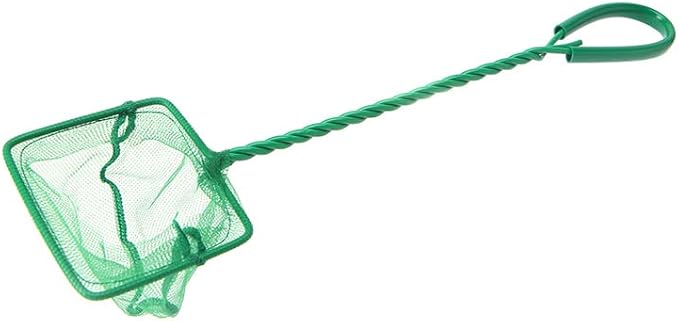 Aquarium Fish Net Fine Mesh Skimmer Filter Quick Catching Net Safe for All Fish & Shrimp 3 4 5 6 8 10 Inch Aquarium Heater Light Thermometers Gravel Sand Decorations