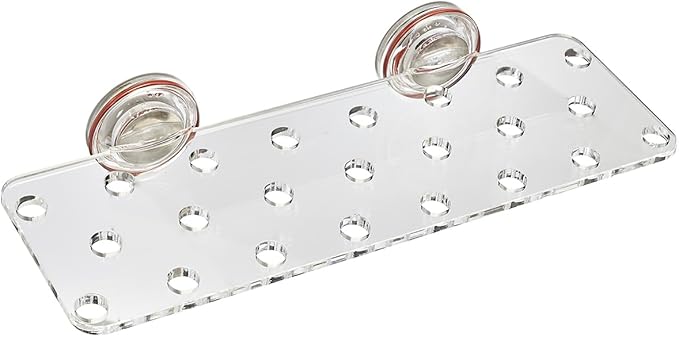 AquaReady Magnetic Coral Reef Frag Rack, Holds up to 23 Plugs, Slim Design, Strong Magnetic Design, Clear Acrylic