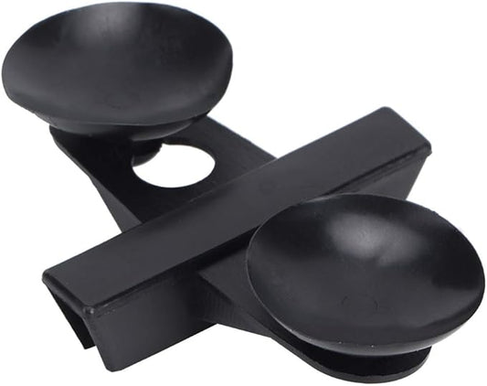 40PCS PVC Aquarium Fish Suction Cup Separating Board Divider Support (Black)