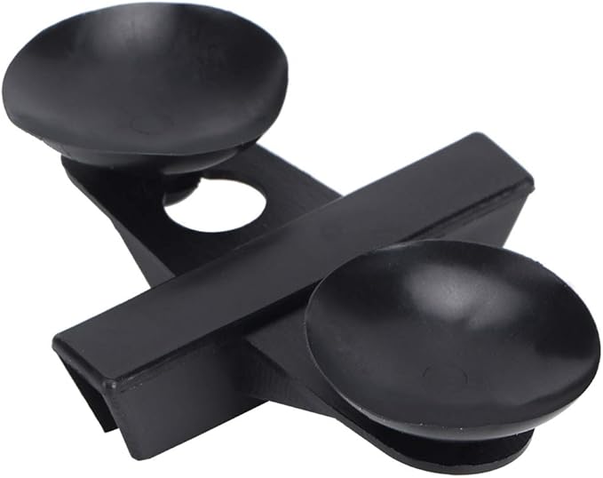 40PCS PVC Aquarium Fish Suction Cup Separating Board Divider Support (Black)