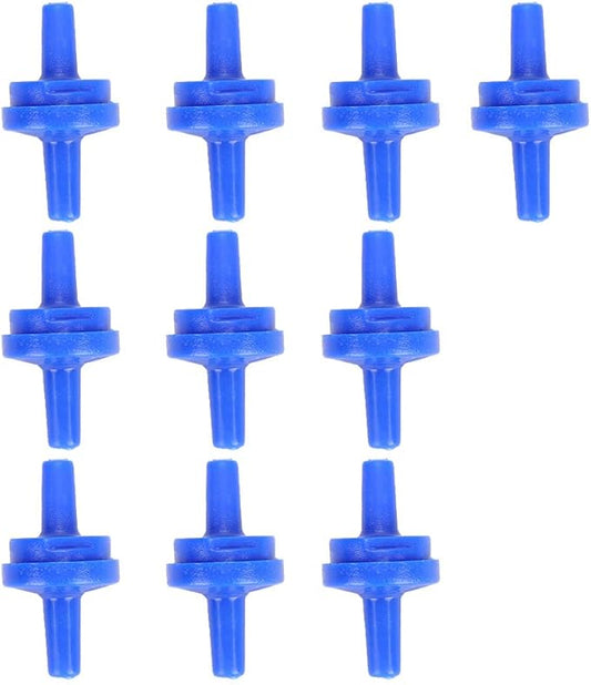 10Pcs Aquarium Air Pump Check Valves Plastic One Way Non‑Return Fish Check Valve Air Pump Accessories for 4MM Hose