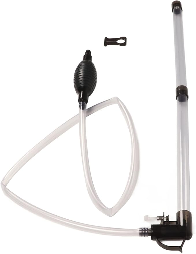 Aquarium Water Changer Manual Mini Fish Tank Siphon Gravel Vacuum Cleaner, PVC Material for Water Changing and Filter Sand Cleaning - Easy Use, Energy Saving, Quiet Operation for