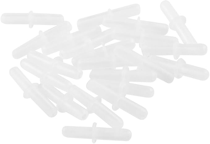 Jardin Plastic Air Valve 22-Piece Connector Inline Tubing for Aquarium, White