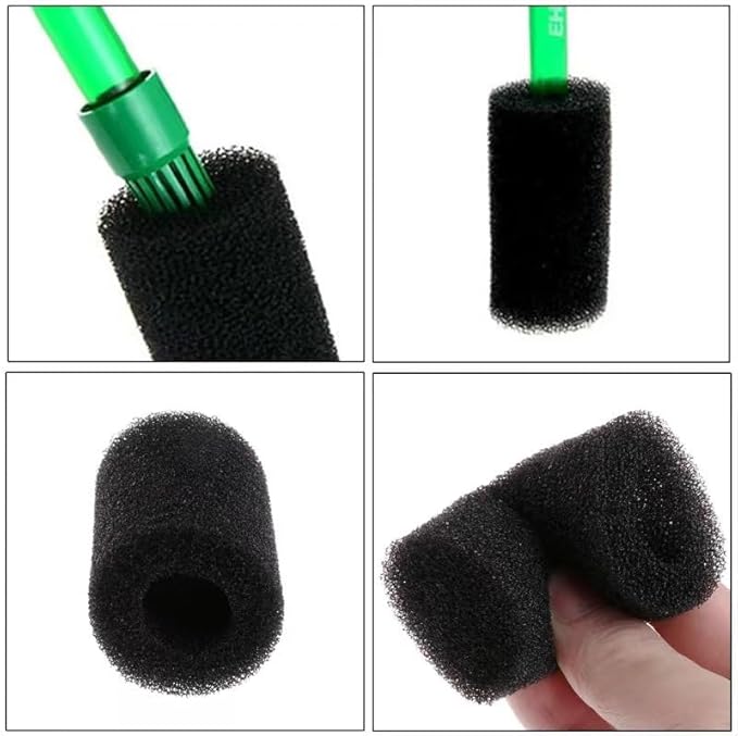 5Pcs Black Pre-Filter Sponge Aquarium Pre Filter Black Foam Rolls Compatible Intake Filter Accessories For Fish For Tank Aquarium Filter Sponge Aquarium Filter Sponge Cut ，Aquarium Pumps and Filters