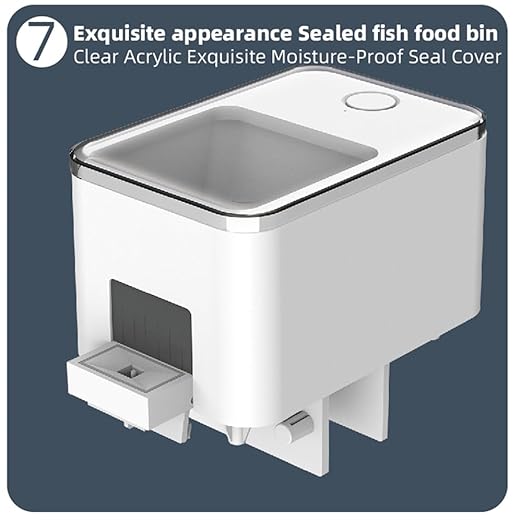 ACAGALA WiFi Intelligent Timing Automatic Feeder Aquarium Goldfish Feeder 100ML Large Capacity Fish Feeder Mobilephone APP Control