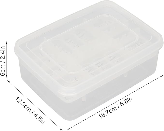 16 Grids Reptile Breeding Box,Reptile Incubator Professional Plastic Reptile Breeding Box Hatching Incubator for Amphibians Snakes Lizards Turtles Tortoises Geckos