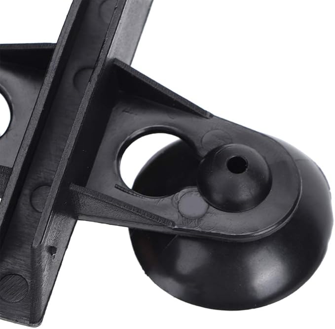 40PCS PVC Aquarium Fish Suction Cup Separating Board Divider Support (Black)