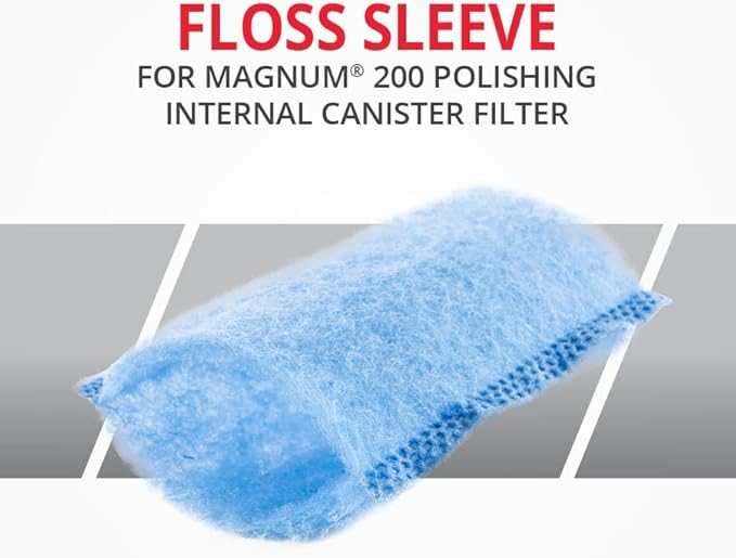 Marineland Magnum 200 Polishing Internal Filter Floss Sleve, Traps Small Dirt Particles, 1 Ct. (Pack of 4)