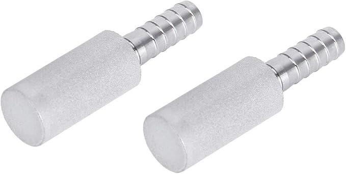 Zerodis 2Pcs 1/4 Inch Air Stone, Air Pump Accessories for Aquarium Cylinder Bubble Diffuser Airstones for Aquarium Fish Pump Aeration Diffusion Stone