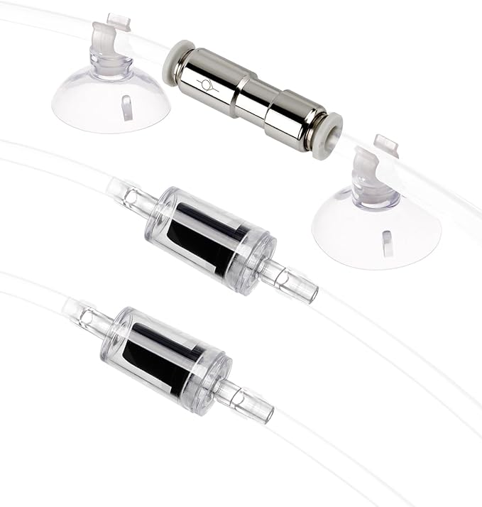 Aquarium Check Valves 1 Way Non-Return Valves Suction Cups Spare Parts Kit