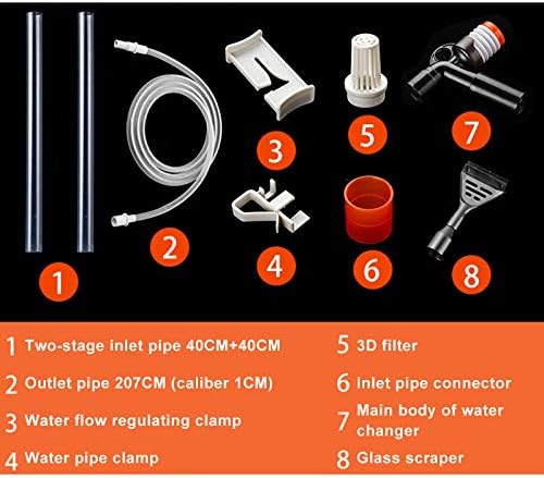 Aquarium Fish Tank Manual Siphon Water Change Sand Washing Device Cleaning Tool