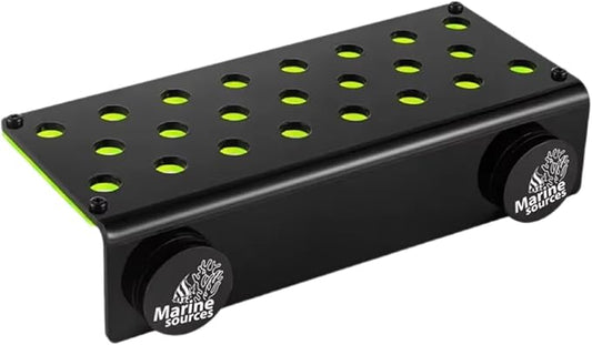 Marine Sources Aquarium Clear Acrylic Coral Frag Plugs Rack Holder SPS Coral Support Seawater Fish Tank Accessories Magnetic (CRB-M-G32)
