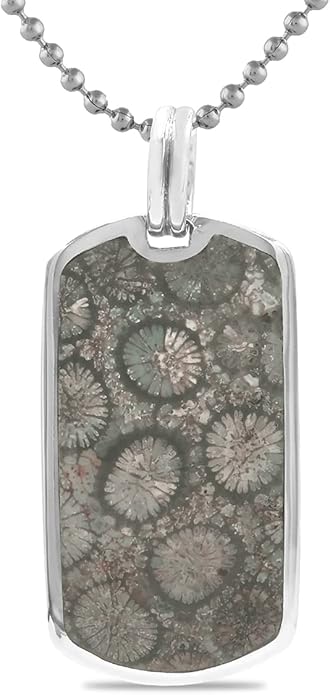 Starborn Gemstone and Meteorite Dog-Tag Style Pendants