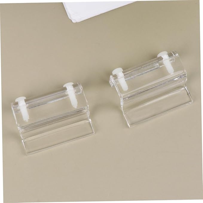 BESPORTBLE 8pcs Acrylic Fish Tank Support Bracket for Open Aquariums Holder for Pet Tanks Suitable for Thickness Heat Preservation