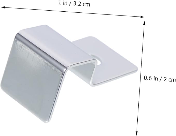 BESPORTBLE 16pcs Stainless Steel Aquarium Cover Holders Fish Tank Lid Support Clips Easy to Install Aquarium Accessories for Thick Glass and Wear-Resistant Design