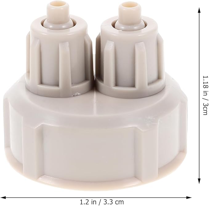 BESPORTBLE 2Pcs DIY Reactor Air Fittings Multitools Aquarium Accessories Fish Tank Aquarium DIY Quick Bottle Cap Air Diffuser Generator Part Quick Bottle Cap Air Diffuser Generator Parts