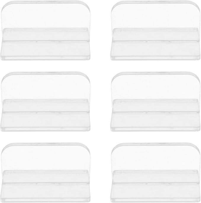 Aquarium Lid Handle, 6Pcs Aquarium Cover Handle Secure Grip Transparent Aquarium Lid Pull Handle Acrylic Fish Tank Cover Handle Replacement Handle for Aquarium for Home