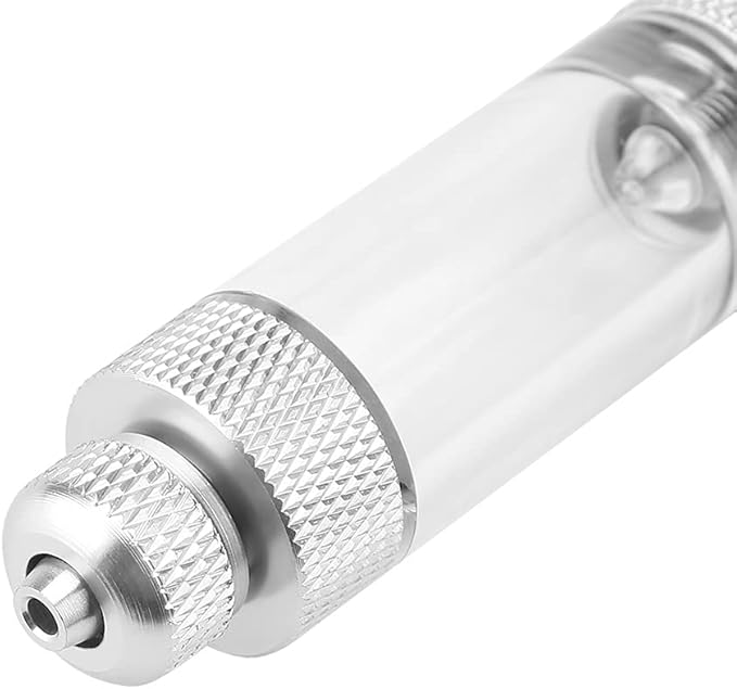 AYNEFY CO2 Regulator Check Valve, Stainless Steel Needle Valve for Aquarium Water CO2 Bubble Counter with Check Valve for