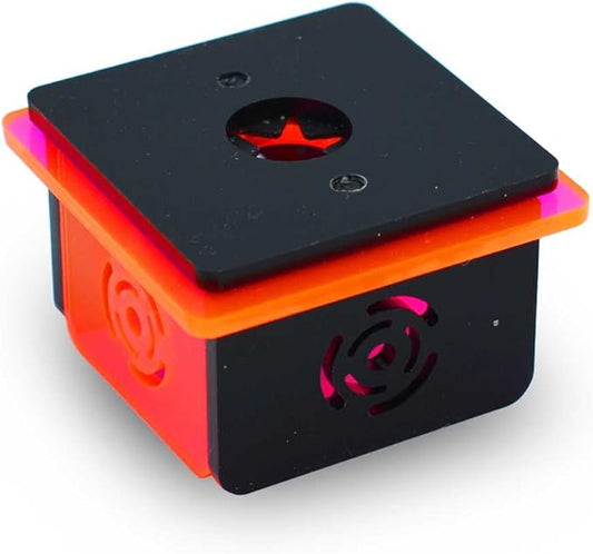 Pink Frag Pop Stand w/Frag Lock | Acrylic 1 Hole Frag Rack Plugs Reef Fragging Coral Holder for Aquarium (3-Pack), Black
