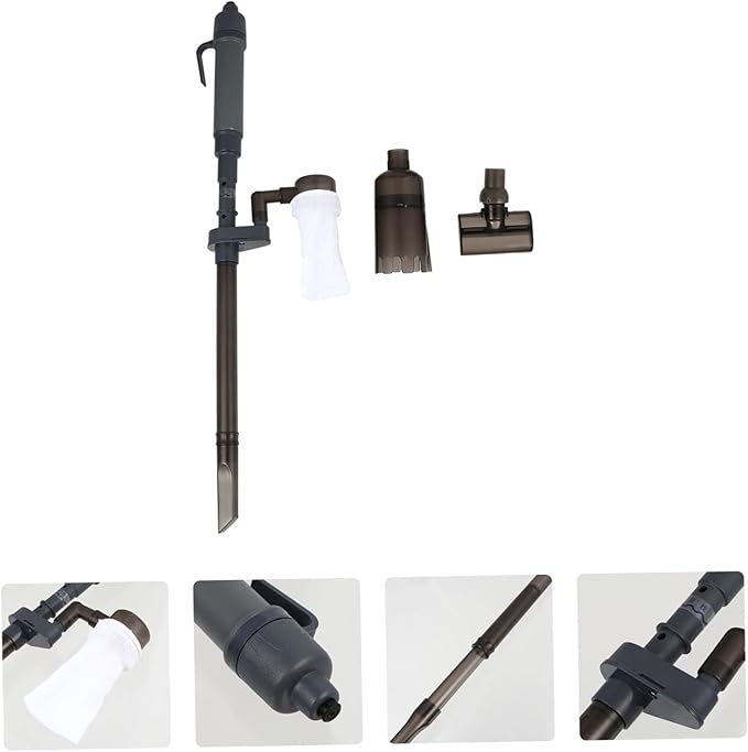 1set Electric Fish Tank Water Changer Telescopic Tube Aquarium for Water Change Sand Washing Tank Scraping No Battery Required Suitable for Small Large Aquariums