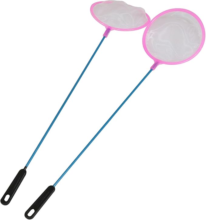 Aquarium Fish Net Super Dense Brine Shrimp Sieve Fish Net Sieve Plastic Aquarium Fish Net (Random Color) 5PCS