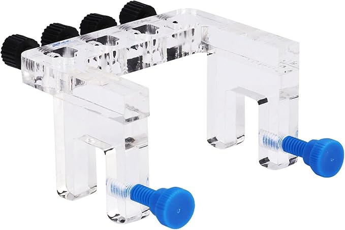 Fydun Aquarium Doser Tubing, Acrylic Aquarium Soft Tube Fixture Holder for Holding Dosing Pump Soft Hose