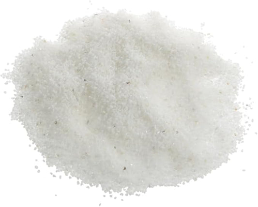 VANZACK 500g Pure White Natural Quartz Sand for Fish Tank Decor Aquarium Bottom Gravel