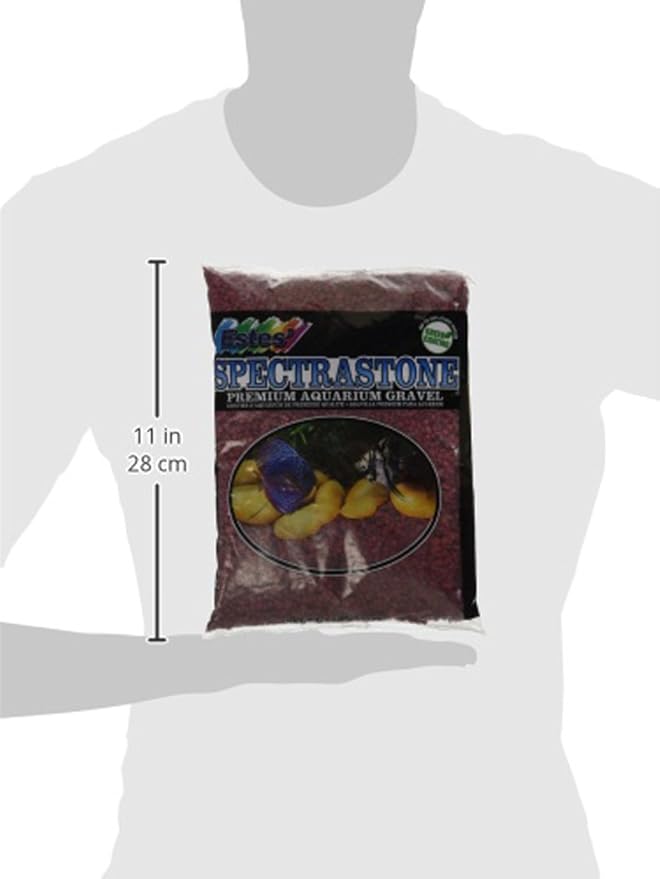 Spectrastone Special Red Aquarium Gravel for Freshwater Aquariums, 5-Pound Bag