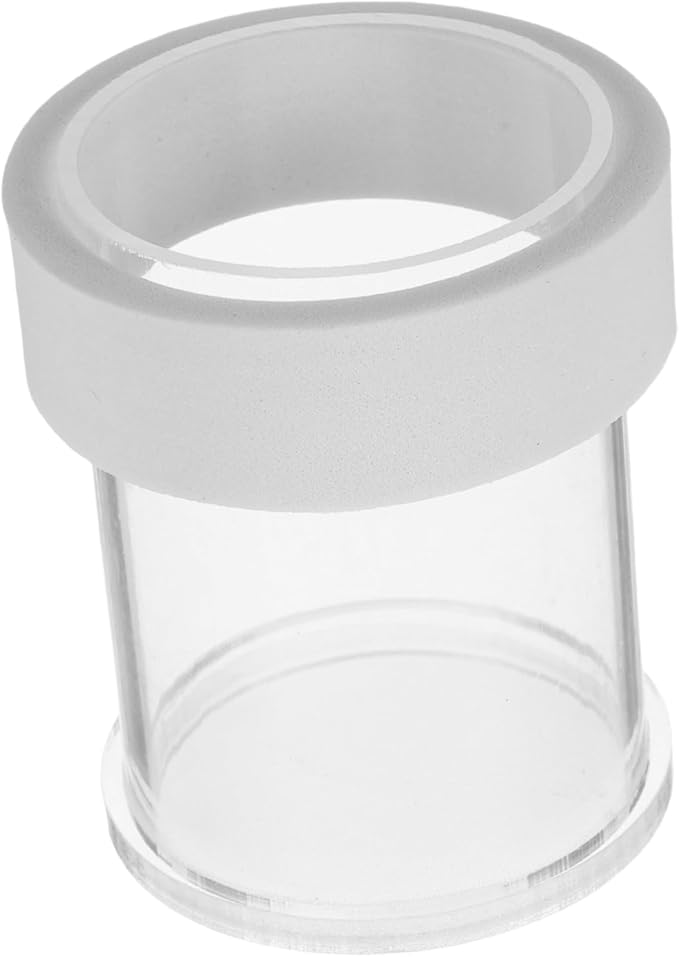 TOYANDONA Acrylic Fish Tank Feeder Dish Floating Feeding Bowl for Guppies and Fish Semi Automatic Portion Control Aquarium Accessories