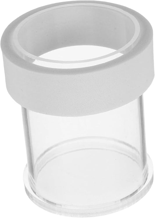 TOYANDONA Acrylic Fish Tank Feeder Dish Floating Feeding Bowl for Guppies and Fish Semi Automatic Portion Control Aquarium Accessories