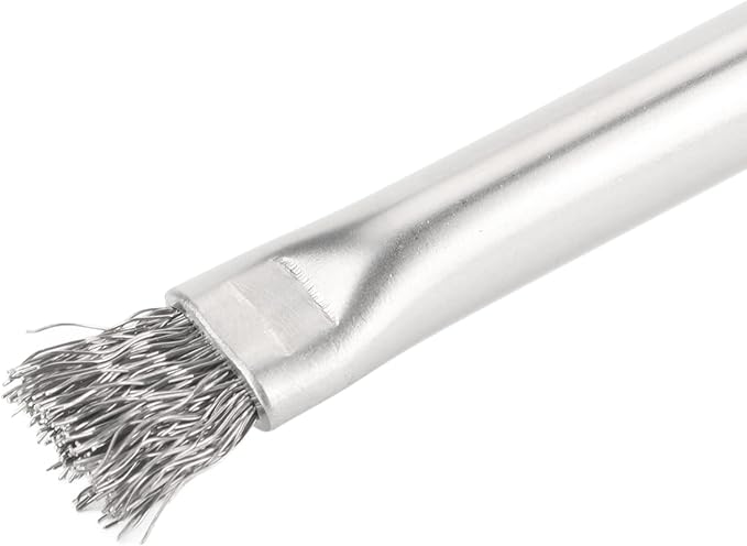 PENO Wire Bristles Brush, Professional Aquarium Brush 304 Stainless Steel for Fish Tank for Wood Hard 23cm/9.1in