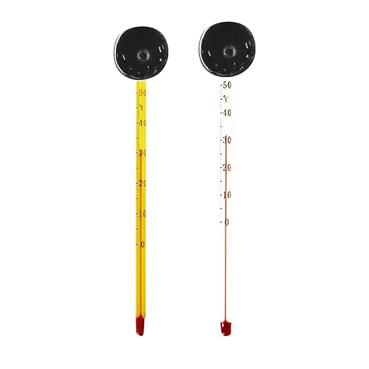 Aquarium Accurate Thermometer Easy-to-Read Fish Tank Thermometers Sucking Cup Monitors Terrarium Temperature Meter Aquarium Thermometer