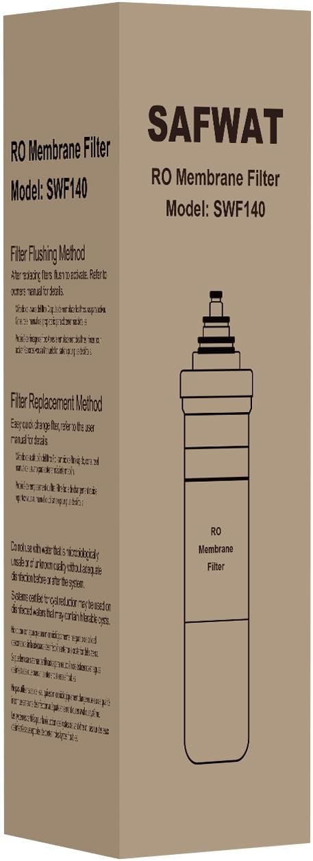 SAFWAT RO Membrane Replacement Filter SWF140 Compatible with Brondell Circle RC100