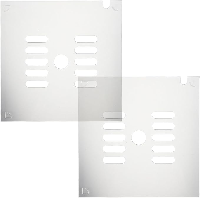 2pcs Aquarium Anti Jumping Lid - 5.91"/15cm Acrylic Square Cover with Hole to Prevent Fish Reptiles Shrimp Turtles from Out of The Tank
