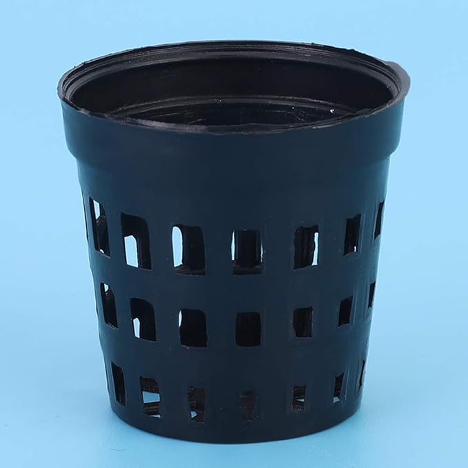 EFFACER Black Basket Fish Tank Planting Basket, Aquarium Water Planting Basket, Planting 30PCS Plastic for Aquarium Fish Fish Tank Tank