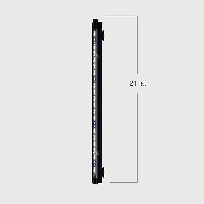 MarineLand Hidden LED Strip Light for Aquariums, White and Blue LEDs