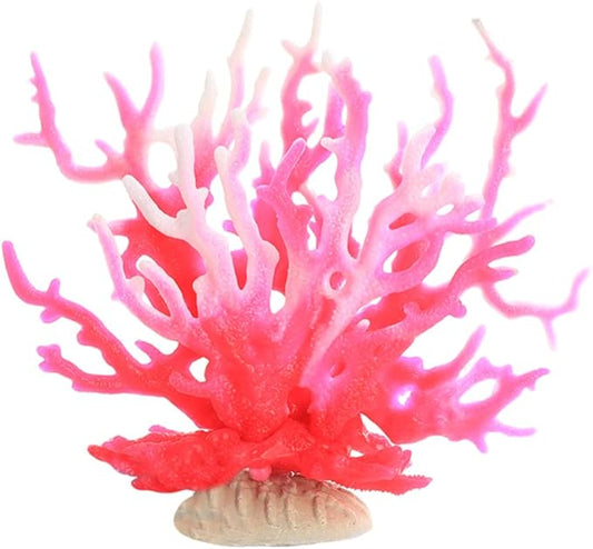 Gigicloud Artificial Aquatic Plants Fish Tank Fake Coral Multi-Purpose Pollution-Free Simulation Water Grass Small Aquarium Plants Artificial Aquarium Decoration