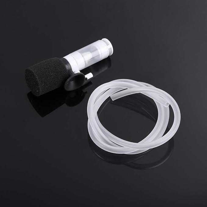 Aquariums Small Filter Quiet Air Driven with Tube Including Suction Cup and Sponge for Shrimp Tanks Aquariums Heater Light Thermometers Plant Sand Decorations Fish Decorations Light Fish