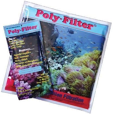 Poly-Bio-Marine, Fish Aquarium Filter Media Pad, 3-Pack, 4” x 8” (3-(Pack))