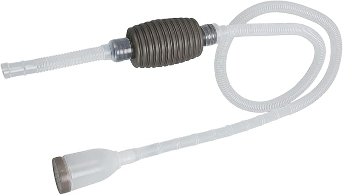 Fish Tank Siphon Safety Aquarium Gravel Syphon Filter Manual Water Changer for Cleaning Gravel and Sand