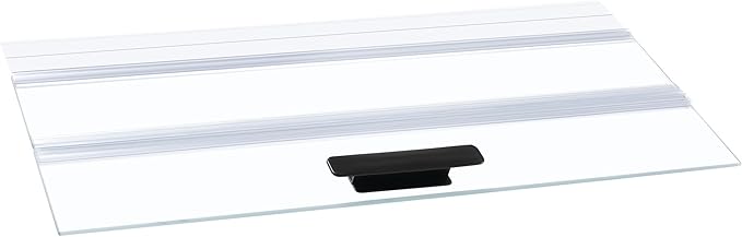 19.33 x 9.65 x 0.16in Glass Canopy, Clear Tempered Aquarium Fish Tank Hoods, FITS for Most 10 Gallon Fish Tanks (Aqueon)