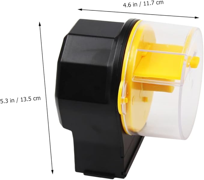 Happyyami 1set Automatic Fish Tank Feeder with Timer Spill Easy to Use Fish Food Dispenser for and Aquarium Accessories No Batteries Required
