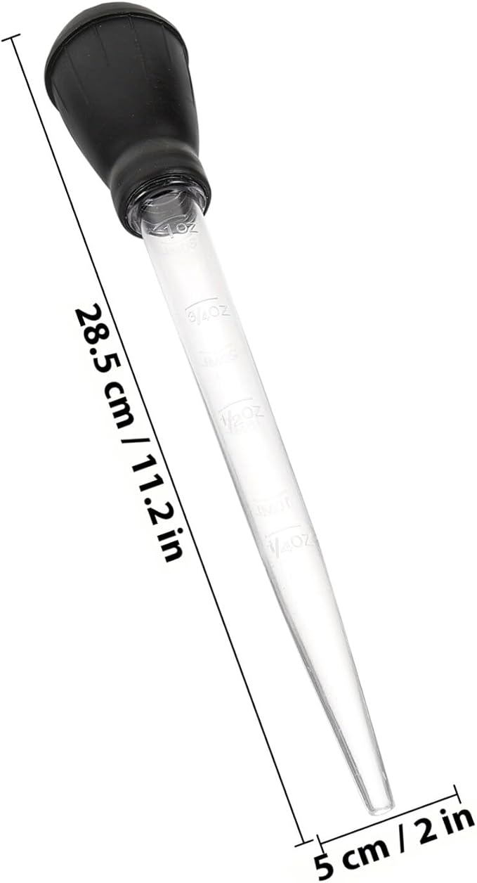 Luxshiny Aquarium Fish Tank Siphon Gravel Manual Water Sand Vacuum Tube for Household Fish Tank Cleaning and Faeces Removal, Mini Black Aquarium Sand Cleaner